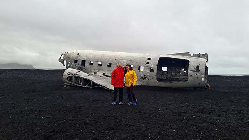 avion estrellado islandia